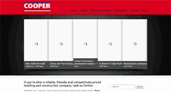 Desktop Screenshot of cooperconstruction.co.uk