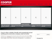 Tablet Screenshot of cooperconstruction.co.uk