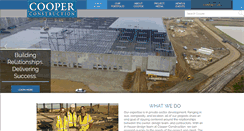 Desktop Screenshot of cooperconstruction.com